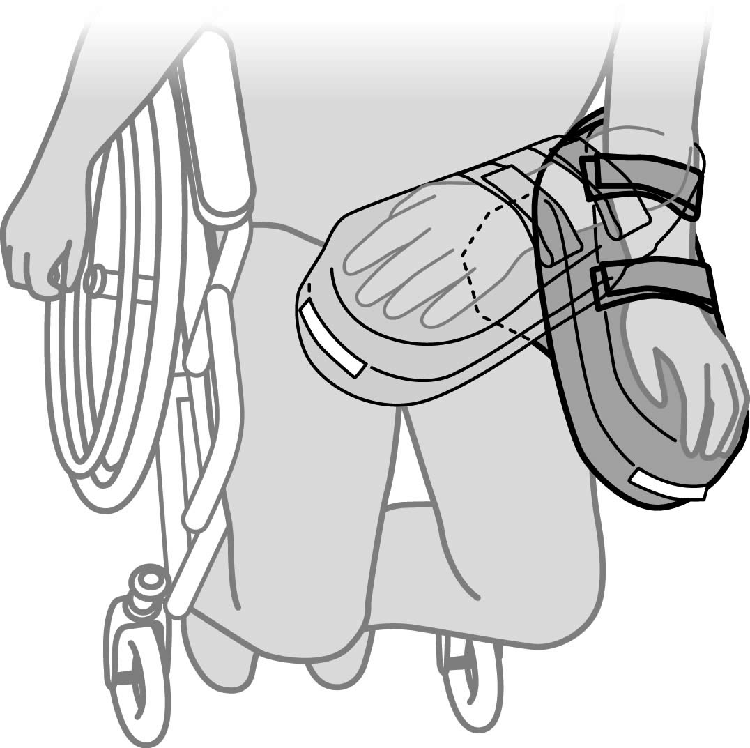 System upper limb positioning wedge block groove and zone