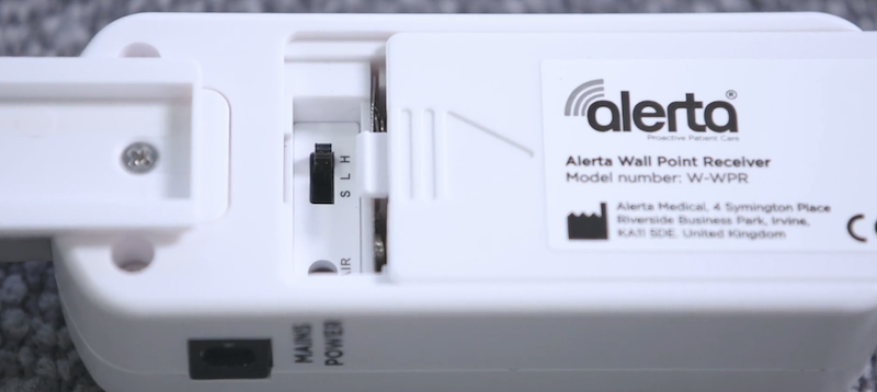 Alerta Wireless Receiver volume control Alerta Wireless Receiver volume control