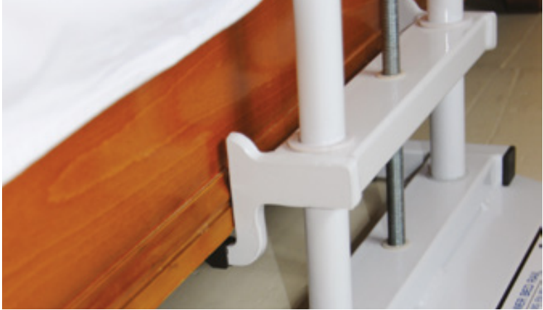 The Parnell Bed Rail doesn't intrude under the mattress The Parnell Bed Rail doesn't intrude under the mattress