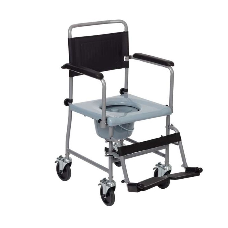 Glideabout Mobile Adjustable Commode Chair | Hospital Beds