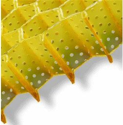 Honeycomb material of Stimulite cushions