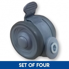 Set of Four Replacement Castors for the Harvest Woburn Profiling Bed